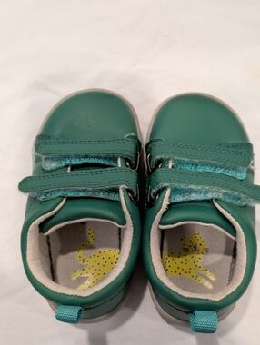 Ten Little Green Velcro Sneakers